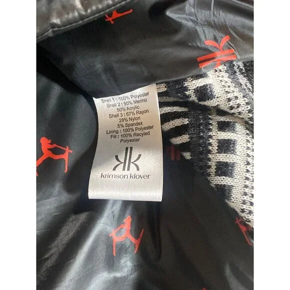 NWT Krimson Klover Carving Skirt Women's Large Black Insulated Ski Apres Nordic - Picture 8 of 16